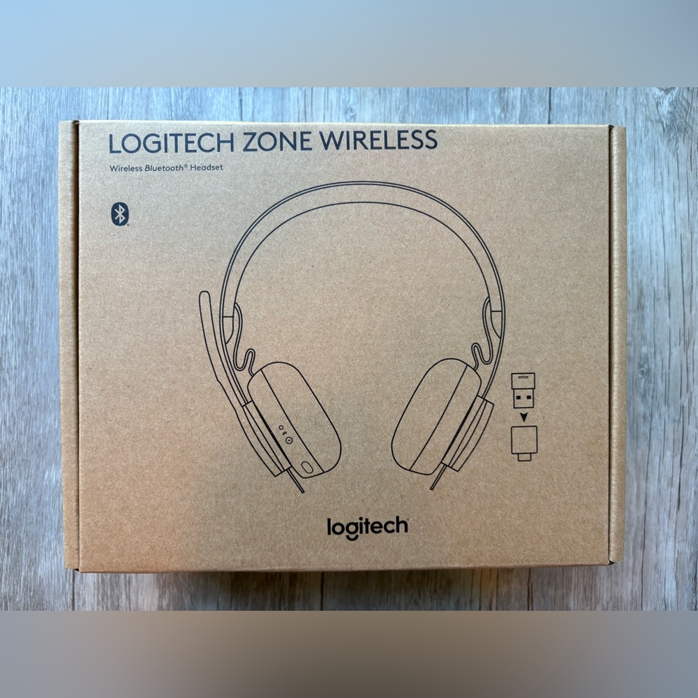 Logitech Zone Wireless Bluetooth Headset , Model:  981-000853 Color: Black - Picture 2 of 10